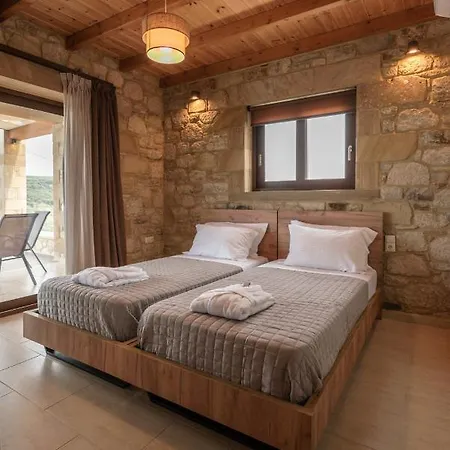 Villa Lithina Charm With Private Pool And Sea View Kamisianá